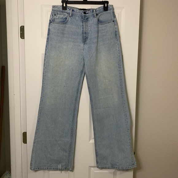 alexander wang wide leg jeans